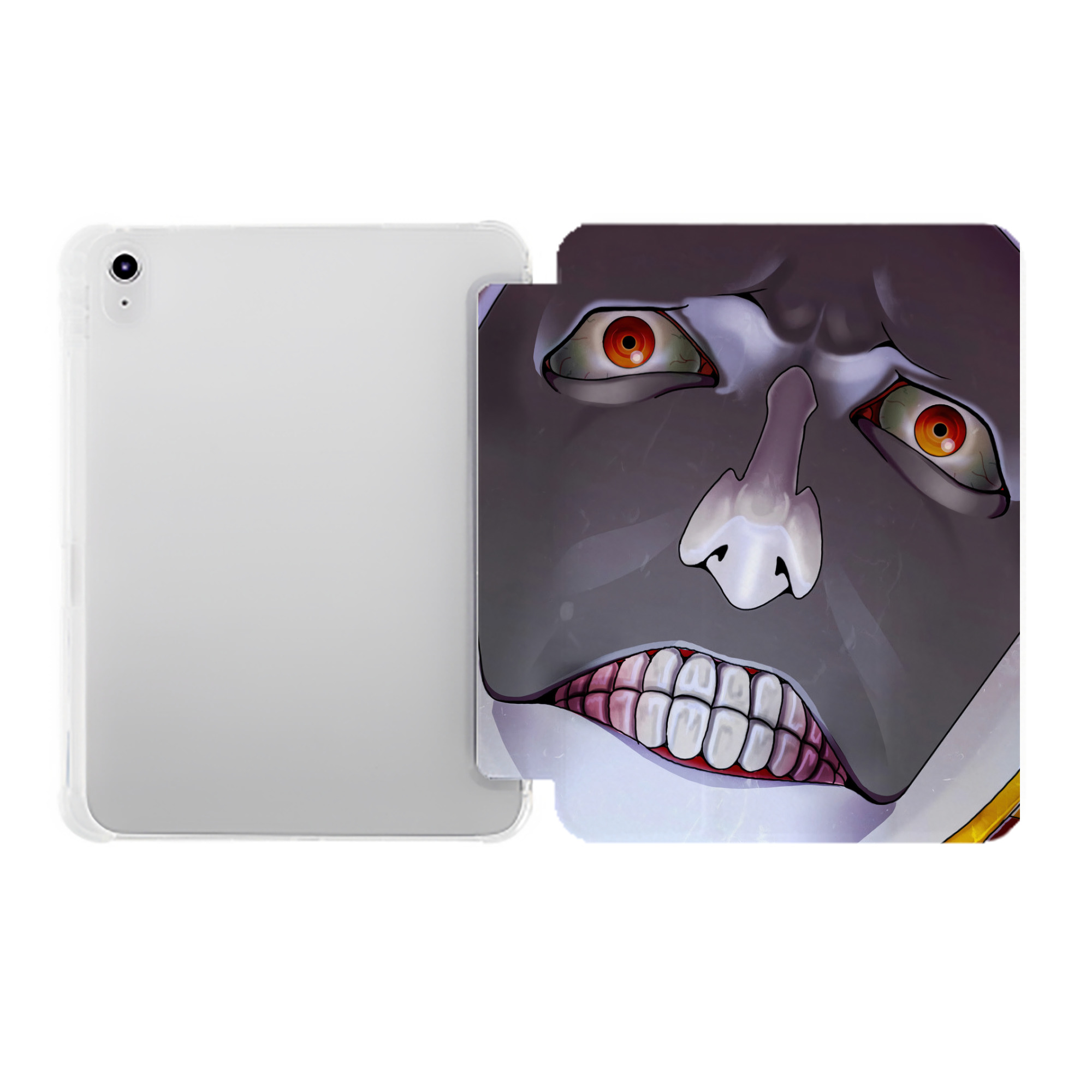 （画像用） ブリーチ BLEACH IPad ケース ペン収納付き 三つ折りスタンド PUレザー×シリコン 対応機種9.5/10.5/10.9インチ